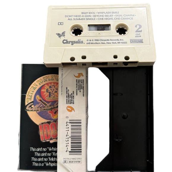 Billy Idol - Whiplash Smile Cassette - Picture 6 of 7